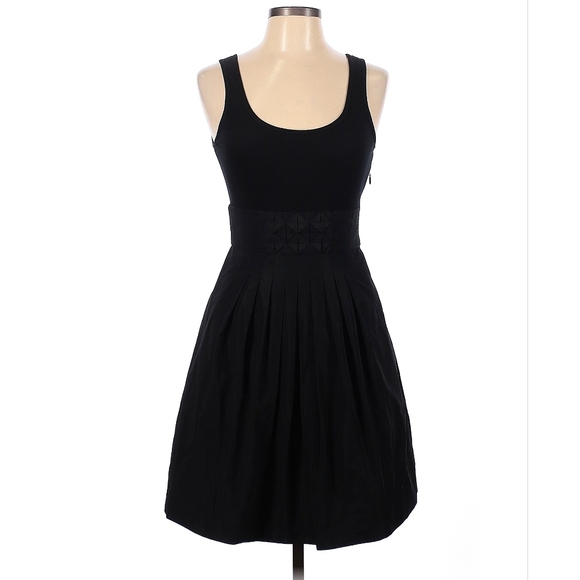 COPY - NWT BCBGmaxazria fit and flare tank mixed media dress - size 6 - Picture 1 of 3